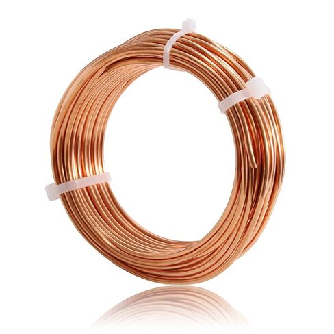 99.9% Soft Copper Wire, 8 Gauge Craft Wire, 20FT Pure Copper Wire for Gardening, Jewelry Making, Beading, DIY Project, Ornaments in Saudi Arabia