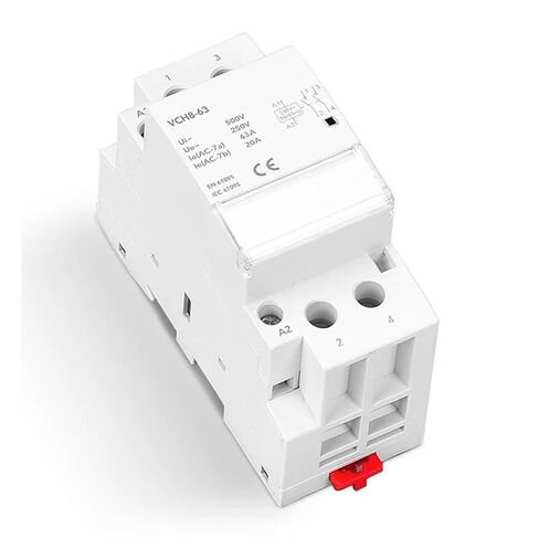 VCH8-63 DIN Rail AC Contactor 63A 220V 2P 2NO Low Noise Energy Saving for Home Lighting HVAC Systems (2P 63A 2NO) in Saudi Arabia