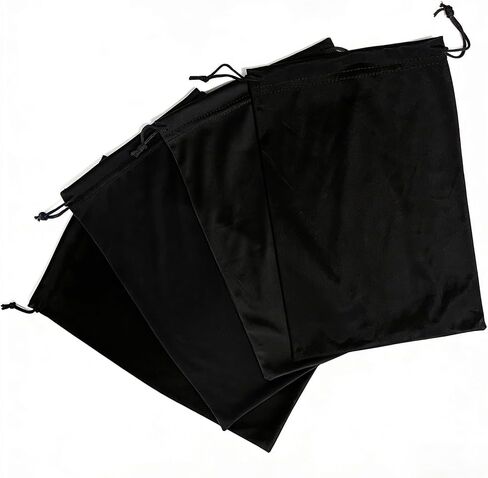 4 Pieces Ski Goggle Bag Microfiber Drawstring Pouch Snow Goggle Protection Bag Soft Storage Case Pouch, 7x10.6 Inch in Saudi Arabia