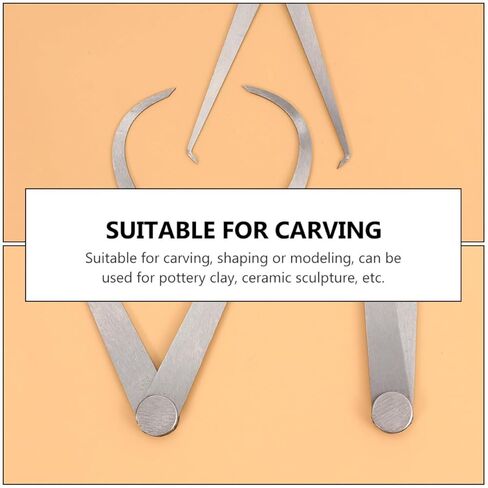 4pcs Caliper Set for Internal and External Diameter Measurement 150mm 200mm Sculpture Inside Caliper for Shaping Carving Modeling Tasks in Saudi Arabia
