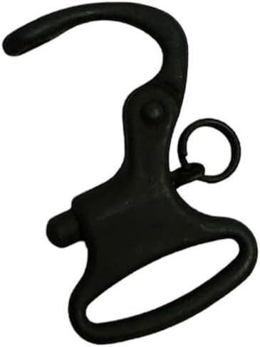 600 Lb WLL Mini Fixed Snap Shackle Matte Black Coated Quick Release in Kuwait