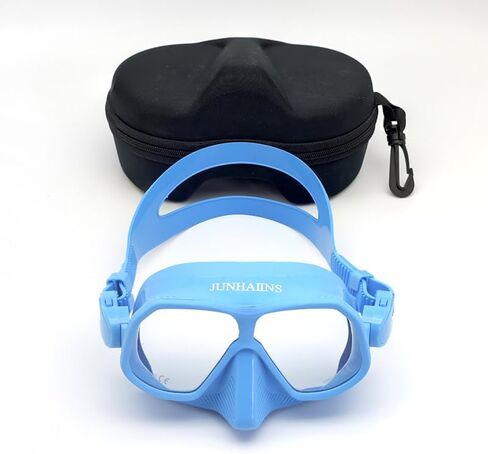 Low Volume Freediving Mask for Adult - Silicone Frameless Diving Goggles, Tempered Glass, Anti-Fog, Underwater Hunting in Saudi Arabia