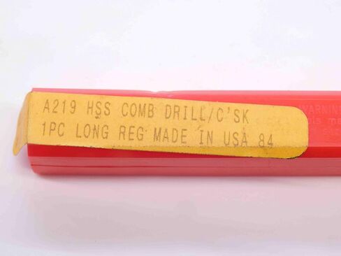 5pcs New Dormer A219 0277 HSS Combination Drill/Countersink #1 X 4 Length - NS2434CG5 in Saudi Arabia