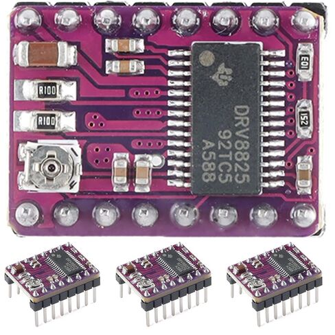 3pcs DRV8825 Stepper Motor Driver Module for 3D Printer CNC RepRap RAMPS 1.4 Compatible with Arduino StepStick in Saudi Arabia