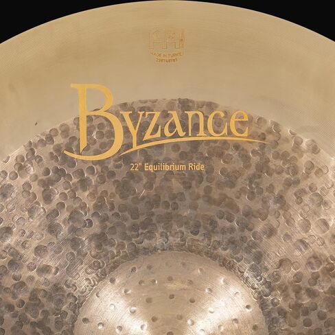 Meinl Cymbals Byzance Vintage 22" Equilibrium Ride, Matt Garstka Signature — Made in Turkey — Hand Hammered B20 Bronze, 2-Year Warranty (B22EQR) in Saudi Arabia
