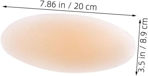 Milisten Silicone Calf Pads Self-Adhesive Protective Calf Support Soft Skin Tone Leg Shape Pads for Men and Women Anti-Chafing Patches for Thigh and Inner Leg Sports Use in Saudi Arabia