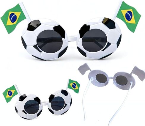 نظارات شمسية لتزيين كأس العالم 2026 لكرة القدم مع العلم الوطني لحفلات كأس العالم لمحبي كرة القدم in Kuwait