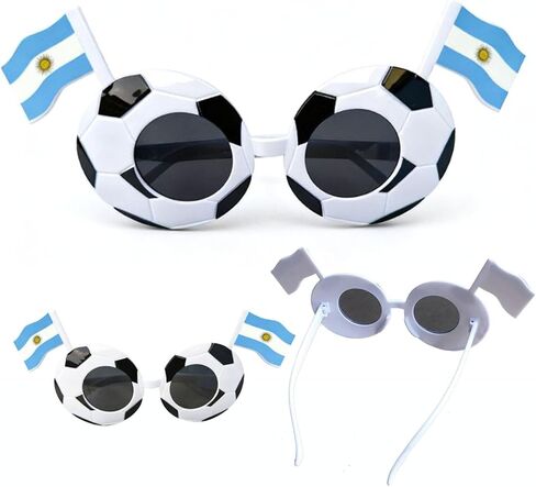 نظارات شمسية لتزيين كأس العالم 2026 لكرة القدم مع العلم الوطني لحفلات كأس العالم لمحبي كرة القدم in Kuwait