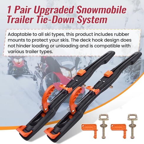 1000-SC-FRONT Snowmobile Trailer Tie Down System Compatible with Superclamp II, Snowmobile Mounting Bracket for Super Clamp 2 S/C-2 in Saudi Arabia