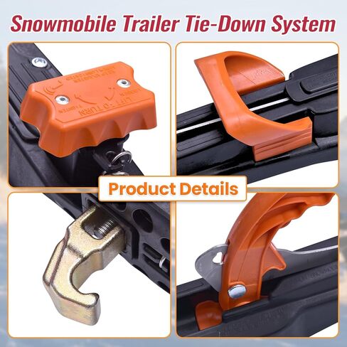 1000-SC-FRONT Snowmobile Trailer Tie Down System Compatible with Superclamp II, Snowmobile Mounting Bracket for Super Clamp 2 S/C-2 in Saudi Arabia