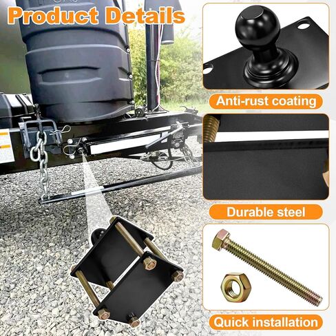 48385 Swing Control Adapter, Suitable for 2-Inch × 3-Inch A-Frame Trailers in Kuwait