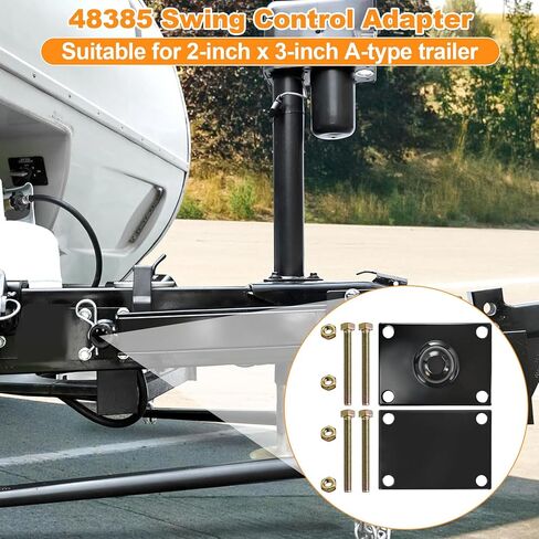 48385 Swing Control Adapter, Suitable for 2-Inch × 3-Inch A-Frame Trailers in Kuwait