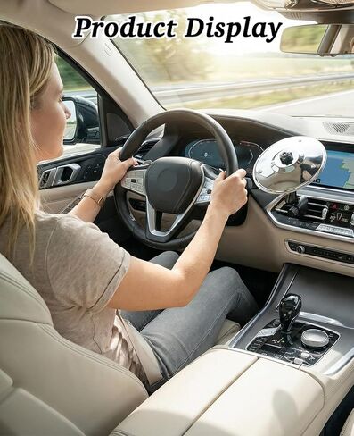 3PCS Car Drums Cymbal Air Vent, Mini Crash Symbol Cymbals for Dash All Types of Vehicles (Silver) in Kuwait