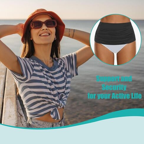 ملابس دعم الفغرة، حزام الفغرة، حزام الفغرة للنساء والرجال، أغطية حقيبة الفغرة، حزام دعم الفغرة، 47-1/2 بوصة - 55-1/2 بوصة محيط الورك (كبير/X-Large)، أسود in Kuwait