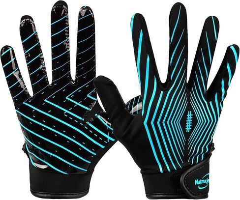 Youth Football Gloves Kids Sticky Receiver Gloves Grip Football Glove for Boys and Girls in Kuwait