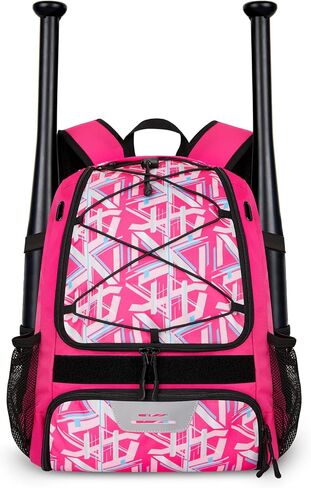 Baseball Bag Softball Equipment Bag with 2 Bat Compartment, Ventilated Shoe Pocket, Fence Hook for Youth Adult Players in Saudi Arabia