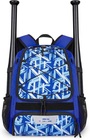 Baseball Bag Softball Equipment Bag with 2 Bat Compartment, Ventilated Shoe Pocket, Fence Hook for Youth Adult Players in Saudi Arabia