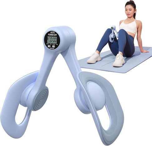 MERACH Thigh Trainer, Pelvic Floor Exercise Devices with Display Counter, Inner Thigh Exerciser for Women, Home Fitness Equipment for Hip/Leg/Butt in Kuwait