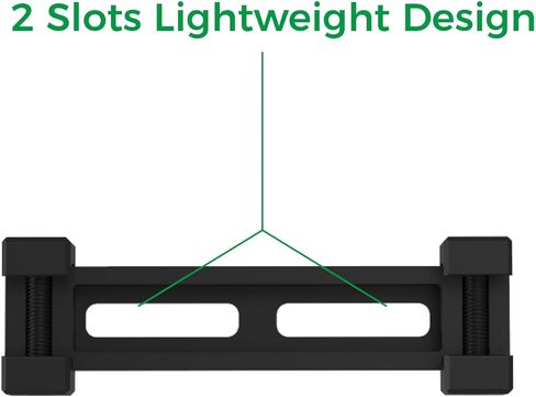 Picatinny متوافق مع محول M-LOK، ومحول السكك الحديدية ذو الفتحتين in Kuwait