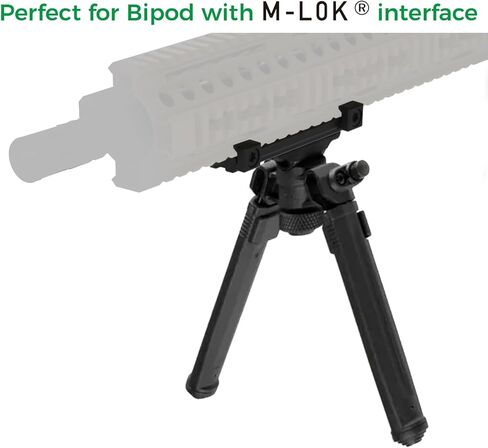 Picatinny متوافق مع محول M-LOK، ومحول السكك الحديدية ذو الفتحتين in Kuwait