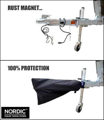 Boat Trailer Tongue Cover - 19" x 14" - Protection from Ice, Snow, Rain - Trailer Lock Cover in Saudi Arabia