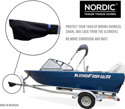 Boat Trailer Tongue Cover - 19" x 14" - Protection from Ice, Snow, Rain - Trailer Lock Cover in Saudi Arabia