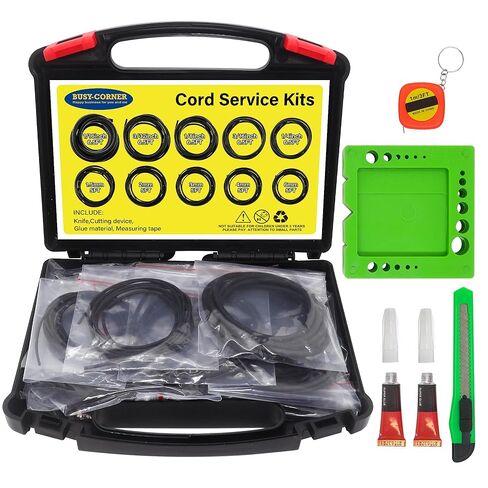 Buna-N O-Ring Splicing Kit, 70A Durometer, Black, SAE & Metric Sizes (1/16, 3/32, 1/8, 3/16, 1/4, 1.5mm,2mm,3mm,4mm,6mm) in Saudi Arabia