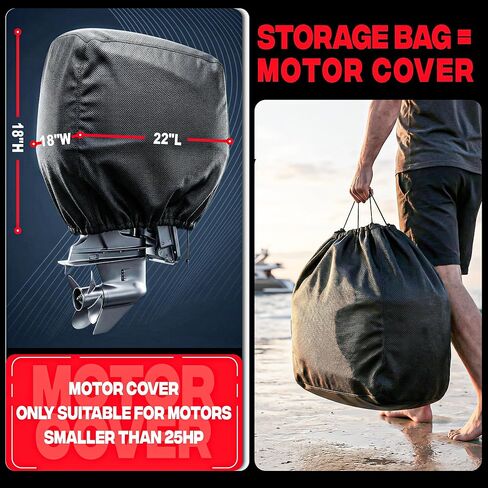 يغطي قارب FOCEAN 1200D بطول 16-18 قدمًا، غطاء أسود من قماش القنب البحري شديد التحمل، يناسب قوارب التزلج على شكل حرف V، وهيكل ثلاثي الهيكل، وقوارب التزلج على الجليد والأسماك مع حقيبة تخزين in Kuwait