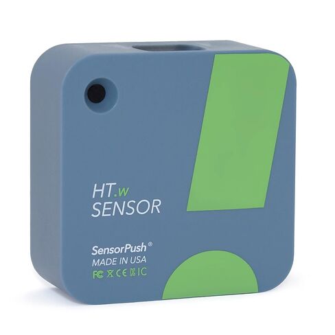 SensorPush HT.w Smart Temperature Sensor & Humidity Sensor - Thermometer & Hygrometer w/App Monitoring - Water Resistant Temperature and Humidity Monitor w/Heat Index for RV, Fridge & More in Saudi Arabia