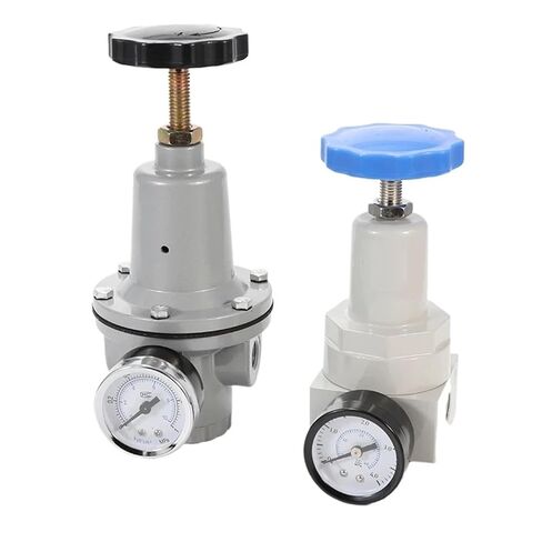 1pcs Pneumatic QTYH High Pressure 0~40 bar Air Regulator with Gauge Port 1/4 3/8 1/2 2 inch 1/2" QTYH QTY-08 10 15 20 25 32 40 50(QTY-50) in Kuwait