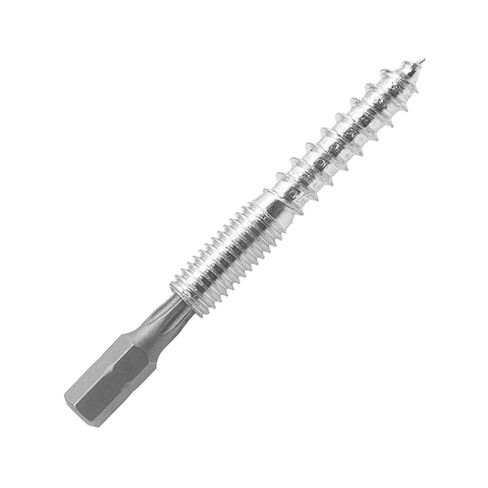 4 Sets M8x50 Hanger Bolts Double Headed Self-Tapping Screw with T-Nuts for Wood Joint Furniture Leg Chair Sofa Cabinet in Saudi Arabia