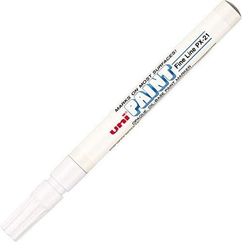 Uni-Paint PX-20 Oil-Based Paint Marker, Medium Point, White, 1-Count in Saudi Arabia
