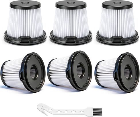 6 Pack IW3511 BU3521 Filter Replacements for Shark IW3511 IW1111 IW1120 Detect Pro Lightweight Cordless Stick Vacuum Cleaner and Shark BU3523 Clean Empty in Kuwait