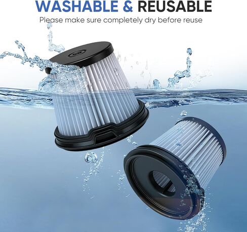 6 Pack IW3511 BU3521 Filter Replacements for Shark IW3511 IW1111 IW1120 Detect Pro Lightweight Cordless Stick Vacuum Cleaner and Shark BU3523 Clean Empty in Kuwait