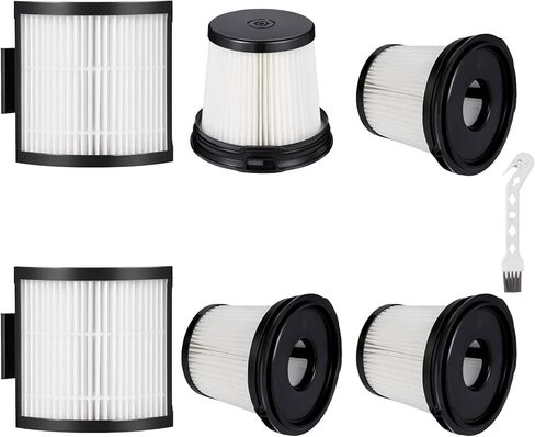 6 عبوات IW3511 IW1111 مرشحات HEPA بديلة لـ Shark IW3511 DetectPro مكنسة كهربائية لاسلكية خفيفة الوزن. لنظام التفريغ التلقائي لـ Shark Detect Pro PowerFins Brushroll المحمولة باليد 2 في 1 in Kuwait