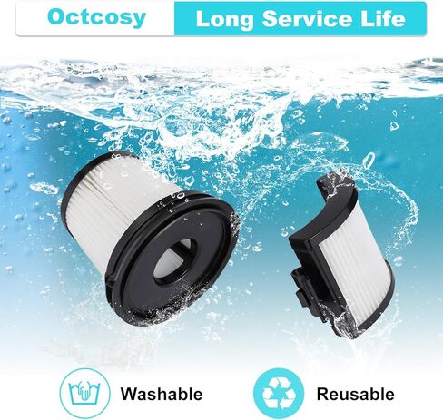 6 عبوات IW3511 IW1111 مرشحات HEPA بديلة لـ Shark IW3511 DetectPro مكنسة كهربائية لاسلكية خفيفة الوزن. لنظام التفريغ التلقائي لـ Shark Detect Pro PowerFins Brushroll المحمولة باليد 2 في 1 in Kuwait