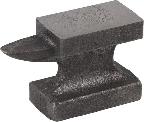 Anvil Horn Cast Iron 1lb Bench Rustproof High Hardness Forging Tool for Smithing Black 60 x 35mm in Saudi Arabia
