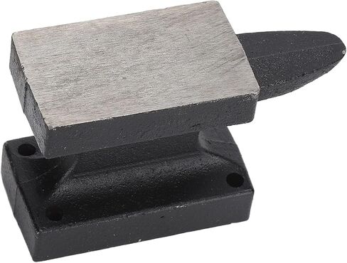 Anvil Horn Cast Iron 1lb Bench Rustproof High Hardness Forging Tool for Smithing Black 60 x 35mm in Saudi Arabia