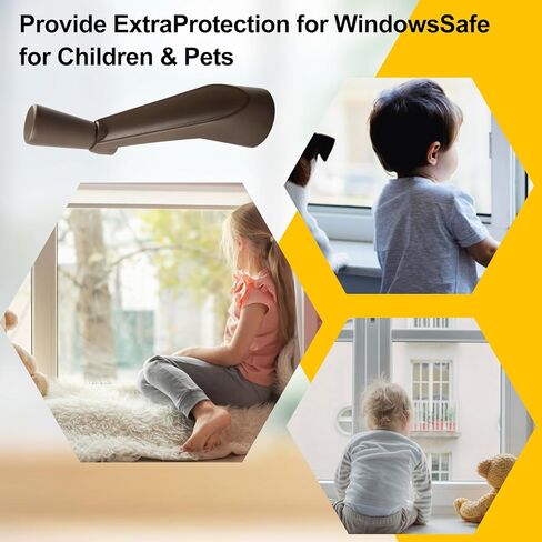 استبدال مقبض كرنك النافذة لـ Prime-Line H 3966 متوافق مع مشغلي باب أندرسون، تشغيل سلس 360 درجة، مقبض كرنك مقبس سبلين (عبوة واحدة) in Kuwait