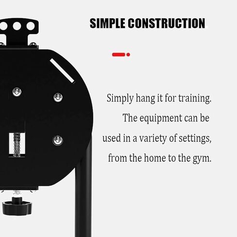 Endless Rope Trainer, Pulley Rope Trainer, Resistance Training Machine, Home Gym Strength Trainer with Adjustable Resista for Full Upper Body Workout At Home(Red) in Saudi Arabia