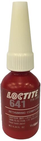 28802 Loctite Retaining Compound 641, 1700 PSI, 10mL, Yellow in Saudi Arabia
