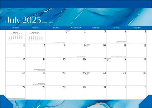 Busy Bees | 2026 14 x 10 Inch 18 Months Monthly Desk Pad Calendar | July 2025 - December 2026 | Plato | Planning Stationery in Kuwait