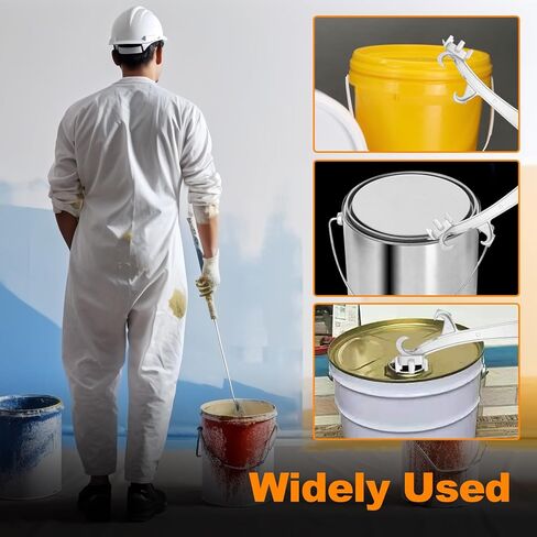 Bucket Opener Tool 5 Gallon 3-in-1 Bung Wrench, Aluminum Drum Wrench Bucket Lid Opener for Pail Paint Can Barrel in Saudi Arabia