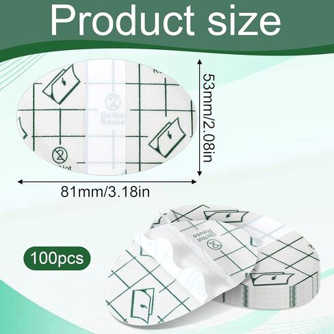 100 Pcs Clear Waterproof Ear Stickers, Disposable Ear Protectors, Covers for Swimming, 2.1x3.2 Inches for Bathing Swimming Shower Surfing Snorkeling and More in Kuwait