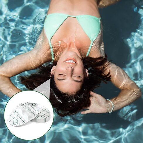 100 Pcs Clear Waterproof Ear Stickers, Disposable Ear Protectors, Covers for Swimming, 2.1x3.2 Inches for Bathing Swimming Shower Surfing Snorkeling and More in Kuwait