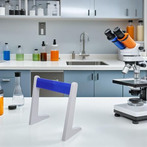 minkissy Plastic Pipette Rack Holder Triangular L-Shaped Laboratory Pipettor Stand Sampling Pipette Storage Rack for Desktop Lab Use in Saudi Arabia