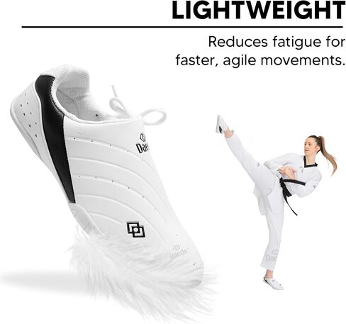 Daedo Taekwondo Shoes “KIX" - Microfiber Outer Layer, Rubber Outsole, Lightweight and Elastic Design for Comfortable Taekwondo Training in Kuwait