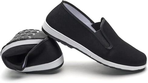 Old Beijing Chinese Kung Fu Slippers Tai Chi Shoes Karate Non Slip Women Men Canvas Shoes Rubber Sole Training in Saudi Arabia
