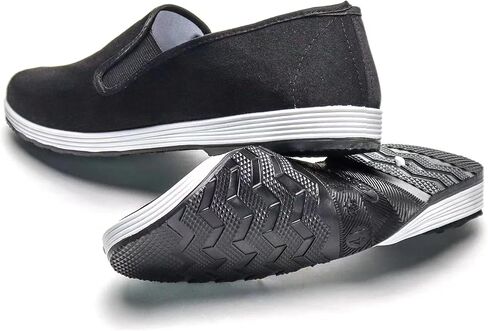 Old Beijing Chinese Kung Fu Slippers Tai Chi Shoes Karate Non Slip Women Men Canvas Shoes Rubber Sole Training in Saudi Arabia