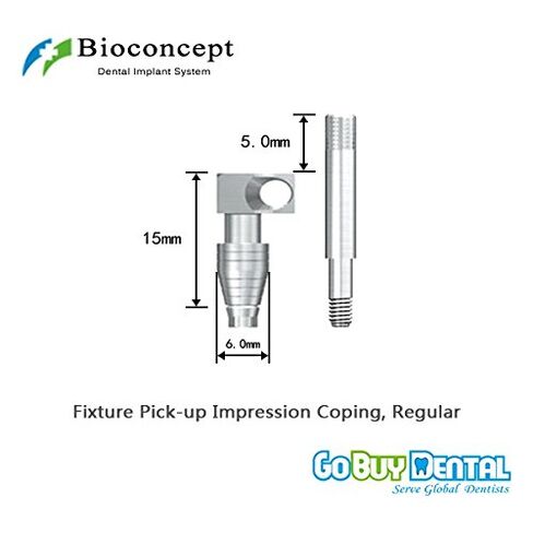 Osstem TS3(Hiossen ET3) متوافق مع التركيبات العادية السداسية، التعامل مع الانطباعات φ6.0 مم، الطول 15 مم للدرج المفتوح in Kuwait
